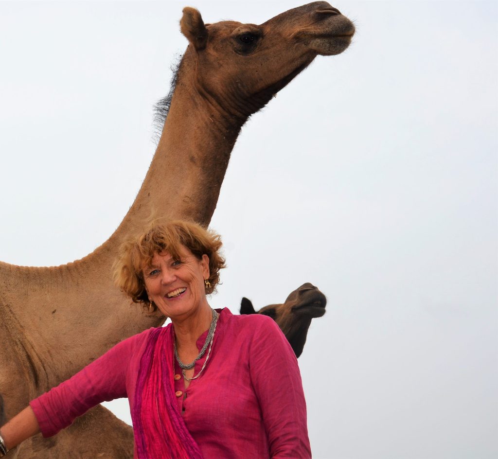 Ilse K. Rollefson, the famous camelogist and friend of camels